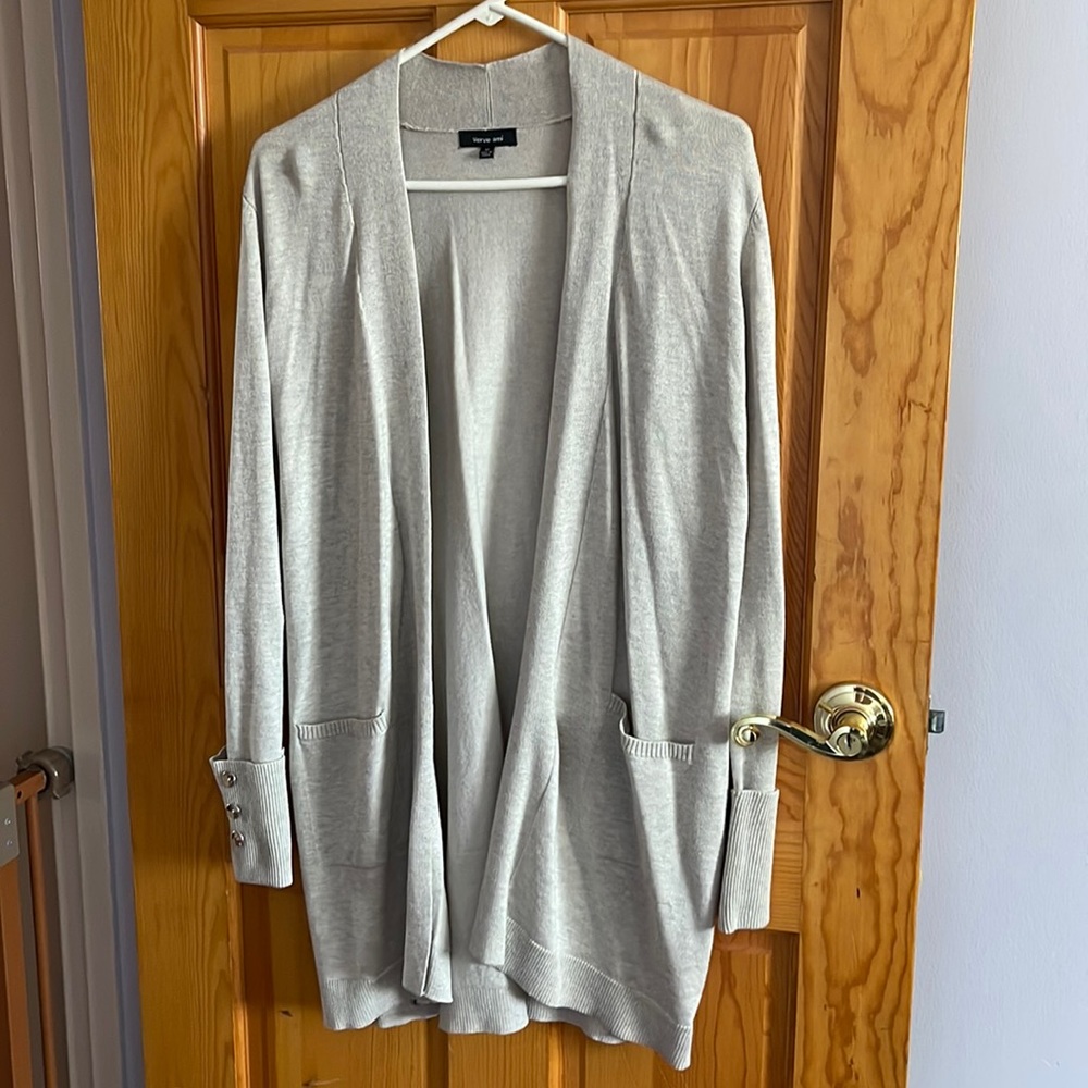 Verve Ami light grey cardigan